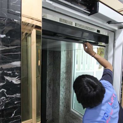 Service ลิฟท์บ้าน ที่หมู่บ้านเดอะซิตี้ เขตภาษีเจริญ กรุงเทพฯ