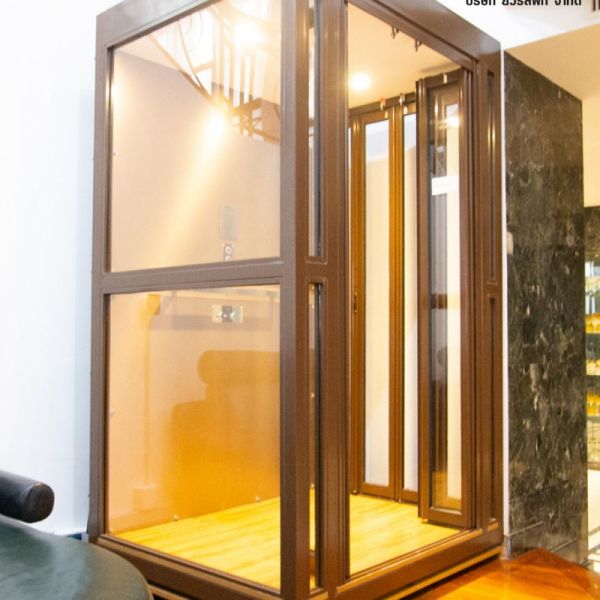 ผลงานติดตั้งลิฟท์บ้านแบบเต็มตัว ที่ ย่านสายไหม กรุงเทพฯ