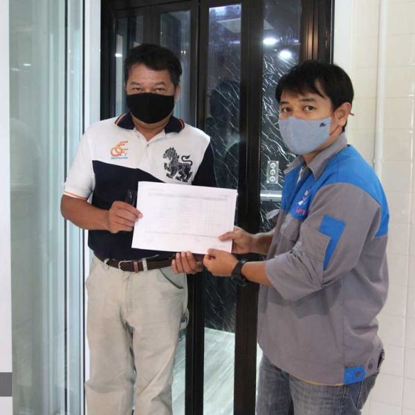 ผลงานการติดตั้งลิฟท์ร้านอาหาร  ร้านอาหารบ้านเทพา