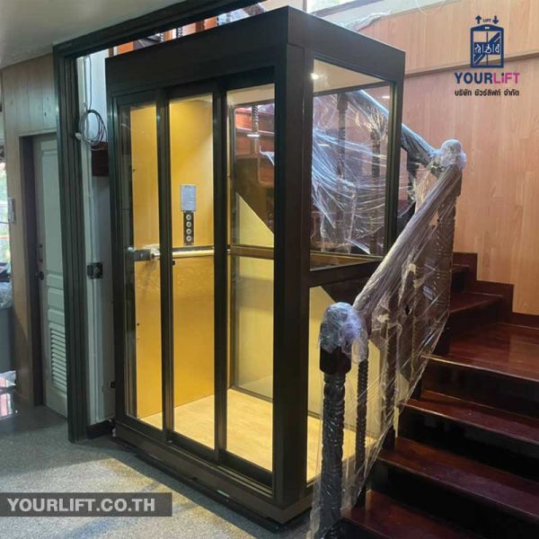 ผลงานติดตั้งลิฟท์บ้านแบบเต็มตัว ที่ สุวินทวงศ์ เขตมีนบุรี (กรุงเทพฯ)