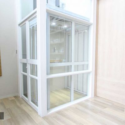 ผลงานการติดตั้งลิฟท์บ้านแบบเต็มตัว ที่ พระราม 9