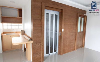 ผลงานติดตั้งลิฟท์บ้านแบบมาตรฐาน ที่เขตสาทร กรุงเทพฯ
