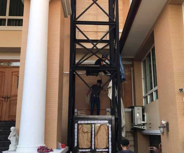 ผลงานการติดตั้งลิฟท์บ้านแบบมาตรฐาน ที่ ประชาสงเคราะห์ (กรุงเทพฯ)