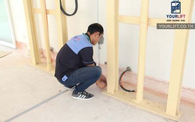 ผลงานการติดตั้งลิฟท์บ้าน แบบมาตรฐาน ที่วัดชัยฉิมพลี (เพชรเกษม)