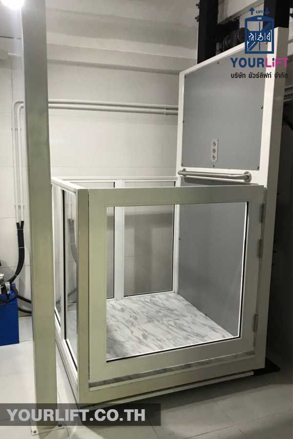 ติดตั้งลิฟท์ครึ่งท่อน SPECIAL SERIES ที่ กรุงเทพฯ (พระโขนง)