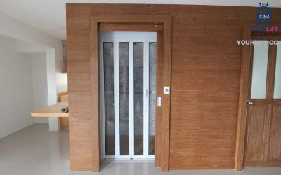 ผลงานติดตั้งลิฟท์บ้านแบบมาตรฐาน ที่เขตสาทร กรุงเทพฯ