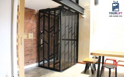 ผลงานการติดตั้งลิฟท์บ้าน แบบมาตรฐาน 4 ชั้น ที่จังหวัดเพชรบุรี (ชะอำ)