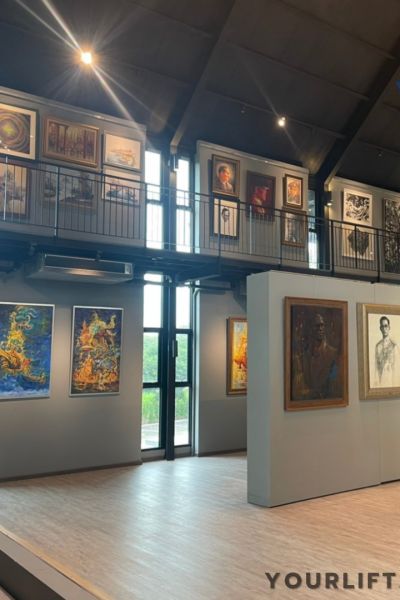 ผลงานการติดตั้งลิฟท์บ้าน ที่ หอศิลป์เปรมมิกา Prammika Art Gallery