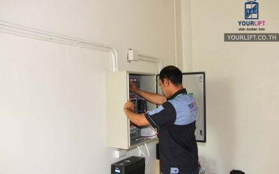 ผลงานการติดตั้งลิฟท์บ้าน แบบมาตรฐาน ที่วัดชัยฉิมพลี (เพชรเกษม)