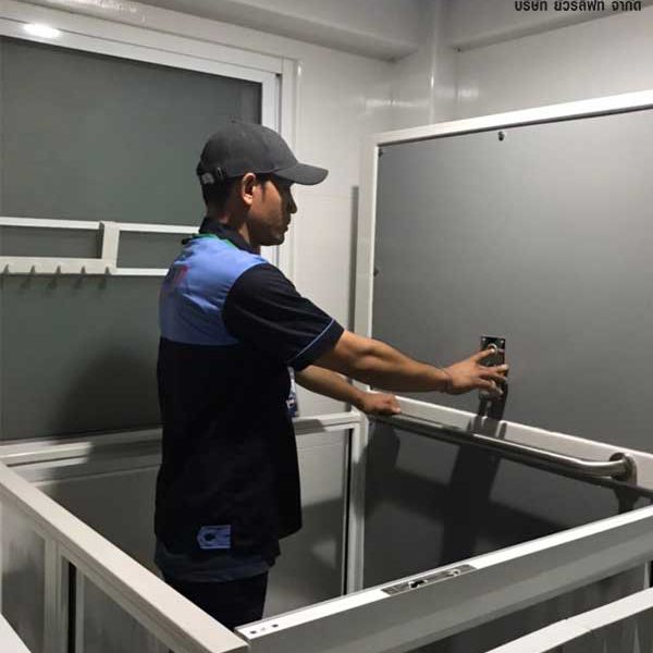 ติดตั้งลิฟท์ครึ่งท่อน SPECIAL SERIES ที่ กรุงเทพฯ (พระโขนง)