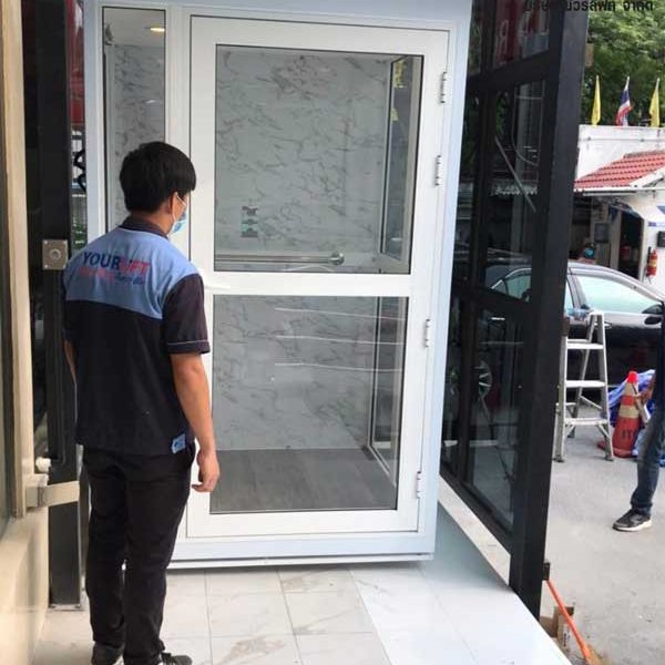 ผลงานการติดตั้งลิฟท์บ้าน ที่ กรุงเทพฯ (สาทร)