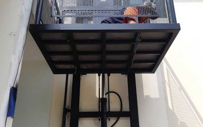 ติดตั้งลิฟท์ครึ่งท่อน 2ชั้น ที่ นนทบุรี (บางบัวทอง)