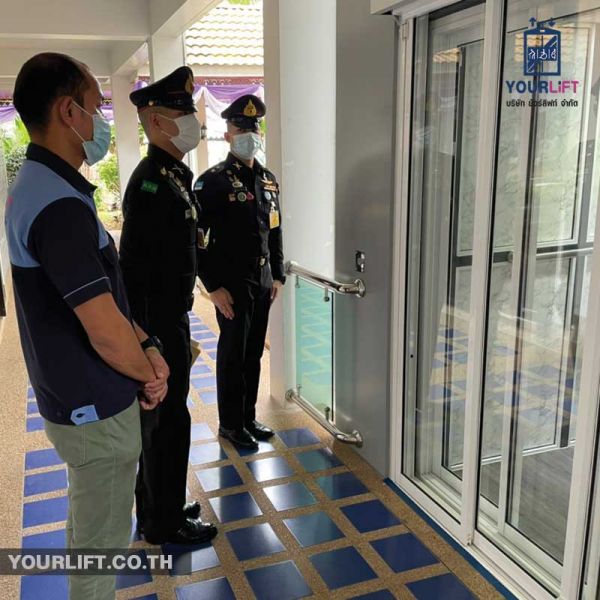 ผลงานติดตั้งลิฟท์บ้านแบบเต็มตัว ที่ อ่าวคุ้งกระเบน จันทบุรี