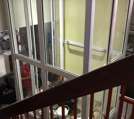 ผลงานการติดตั้งลิฟท์บ้านแบบมาตรฐาน ที่จังหวัดอุบลราชธานี