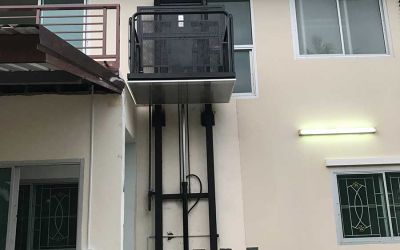 ติดตั้งลิฟท์ครึ่งท่อน 2 ชั้น ที่ นนทบุรี (บางบัวทอง)