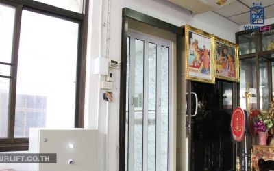 ผลงานการติดตั้งลิฟท์วัด แบบมาตรฐาน