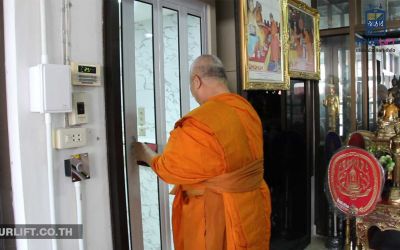 ผลงานการติดตั้งลิฟท์วัด แบบมาตรฐาน