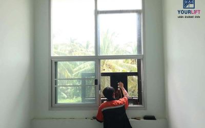 ติดตั้งลิฟท์ครึ่งท่อน 2ชั้น ที่ นนทบุรี (บางบัวทอง)