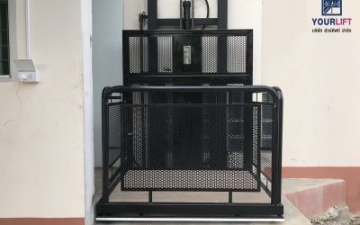 ติดตั้งลิฟท์ครึ่งท่อน 2ชั้น ที่ นนทบุรี (บางบัวทอง)