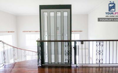 ผลงานการติดตั้งลิฟท์บ้าน แบบเต็มตัว ที่เลคไซด์ บางนา สมุทรปราการ