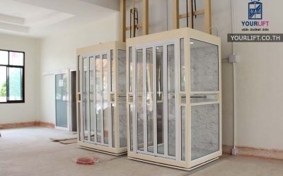 ผลงานการติดตั้งลิฟท์บ้าน แบบมาตรฐาน ที่วัดชัยฉิมพลี (เพชรเกษม)