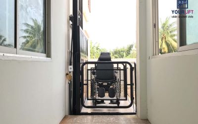 ติดตั้งลิฟท์ครึ่งท่อน 2ชั้น ที่ นนทบุรี (บางบัวทอง)