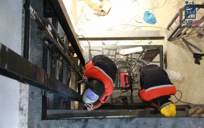 ผลงานการติดตั้งลิฟท์บ้าน แบบมาตรฐาน 4 ชั้น ที่จังหวัดเพชรบุรี (ชะอำ)