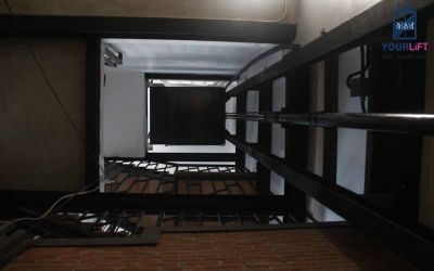 ผลงานการติดตั้งลิฟท์บ้าน แบบมาตรฐาน 4 ชั้น ที่จังหวัดเพชรบุรี (ชะอำ)