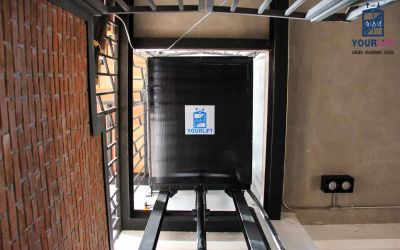 ผลงานการติดตั้งลิฟท์บ้าน แบบมาตรฐาน 4 ชั้น ที่จังหวัดเพชรบุรี (ชะอำ)