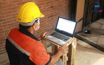 ผลงานการติดตั้งลิฟท์บ้าน แบบมาตรฐาน 4 ชั้น ที่จังหวัดเพชรบุรี (ชะอำ)