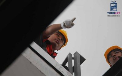 ผลงานการติดตั้งลิฟท์บ้าน แบบมาตรฐาน 4 ชั้น ที่จังหวัดเพชรบุรี (ชะอำ)