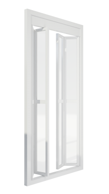 ประตูบานสวิงแบบมีเฟรม