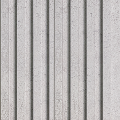 แผ่นไม้ระแนง ลอนใหญ่ ขาวหินอ่อน