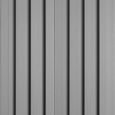 แผ่นไม้ระแนง ลอนใหญ่ เทา