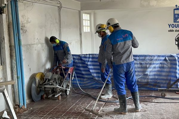 การเตรียมหน้างาน สำหรับติดตั้งลิฟท์บ้าน