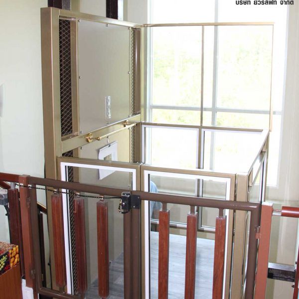 ติดตั้งลิฟท์ครึ่งท่อน 2 ชั้น ที่ กรุงเทพฯ (วัชรพล)